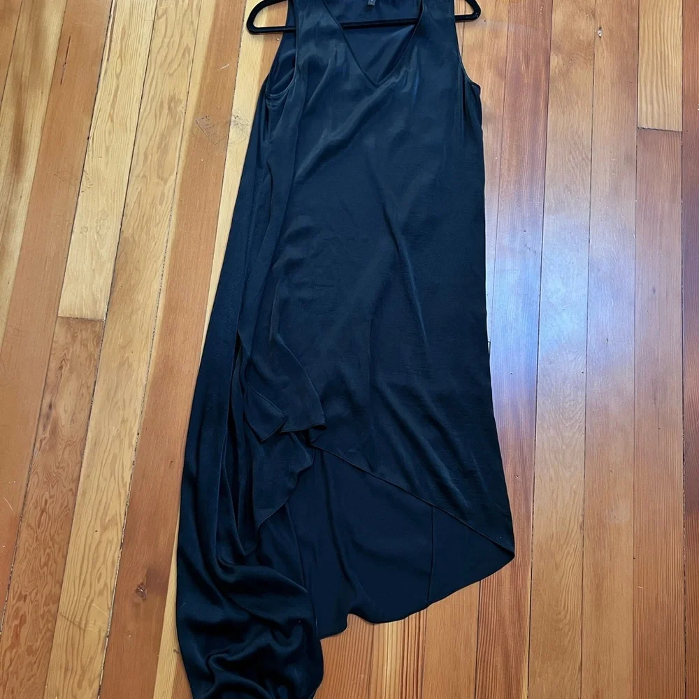 BCBGMaxAzria Avery High Low Dress — Black - Picture 3 of 4